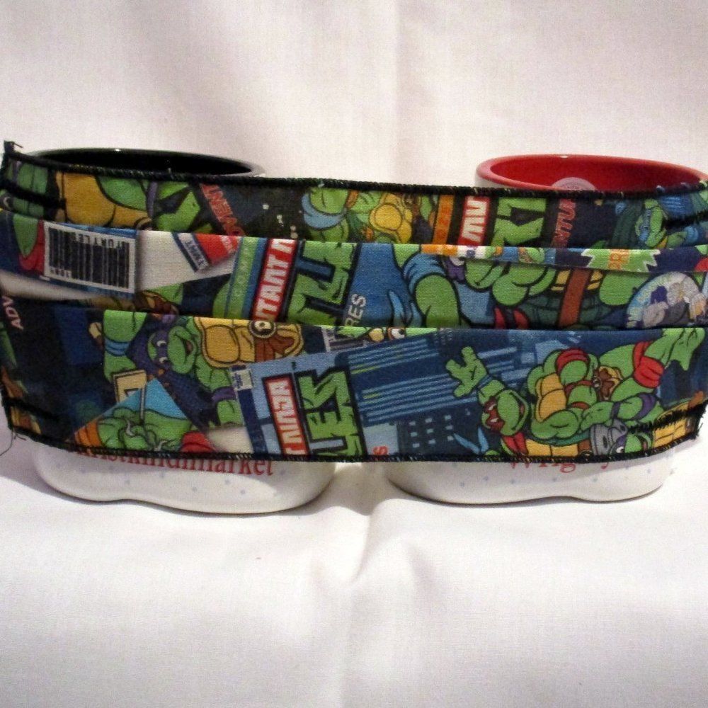 Handcrafted Face Mask Ninja Turtles